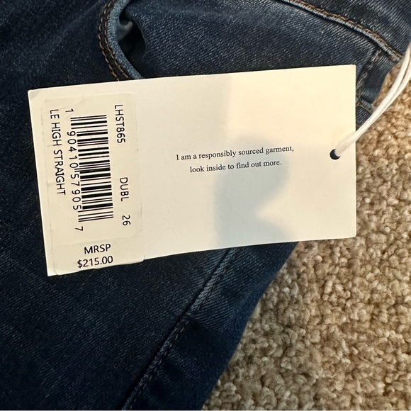 Frame Le High Straight Jeans sz 26 - Picture 3 of 9